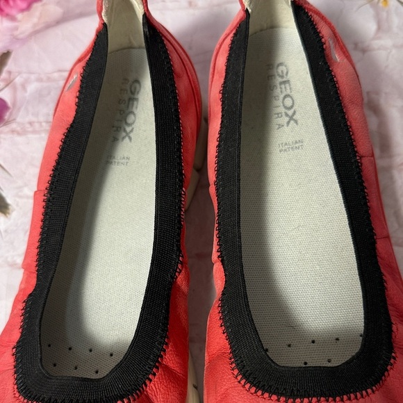 Geox Women's Coral Red Slip-On Shoes - Picture 5 of 7